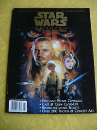 STAR WARS EPISODE 1-THE FANTOM MENACE-SOUVENIR MAGAZINE VINTAGE