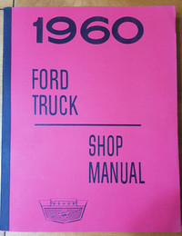 1960 Ford Truck shop manual