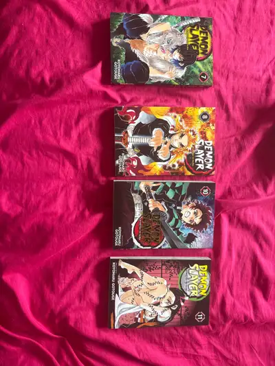 Demon Slayer Manga Vol 7, 8, 10, and 11, View more