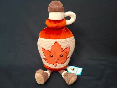 Jellycat Maple Syrup is brand new and a Canadian exclusive. Size is approx 8.5” tall when sitting. C...