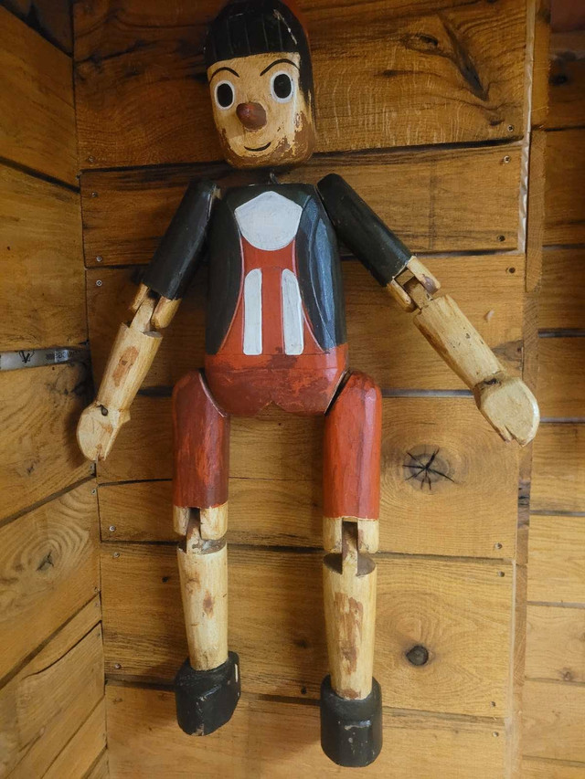 3 ft wooden pinnochio in Arts & Collectibles in Leamington