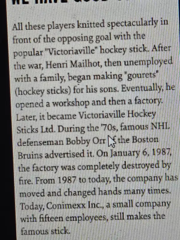 Vintage Hockey Stick GOURETS ROYAL STICK in Arts & Collectibles in Ottawa - Image 7