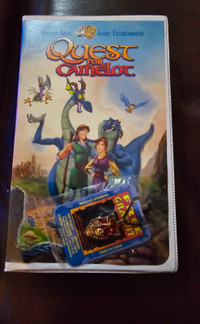 Quest for Camelot VHS movie with Pendant