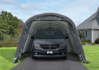 ShelterLogic Garage-in-a-Box® Round Auto Shelter, Truck/SUV Mode