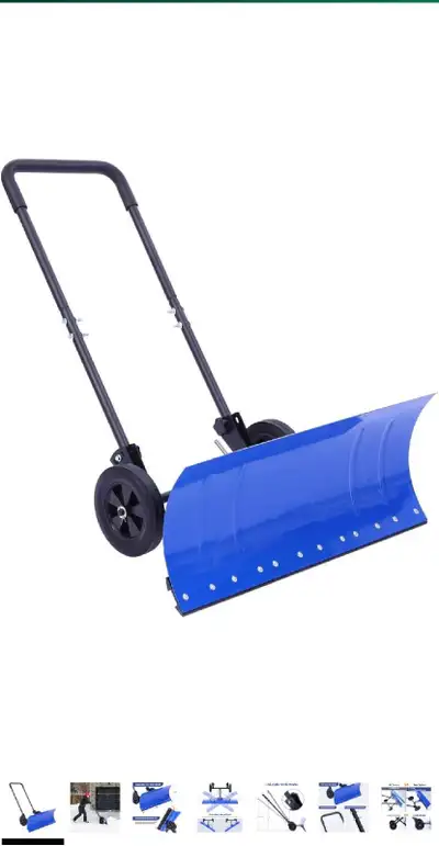 Wheeled Snow Pusher, View more
