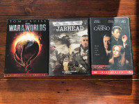 War of the Worlds, Casino, Jarhead -DVDs - $2 each