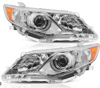 New! ALZIRIA Headlight Assembly Compatible w/ Camry 2012-2014 