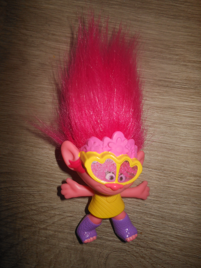 Pink Skin Pink Hair Troll Toy Troll, View more