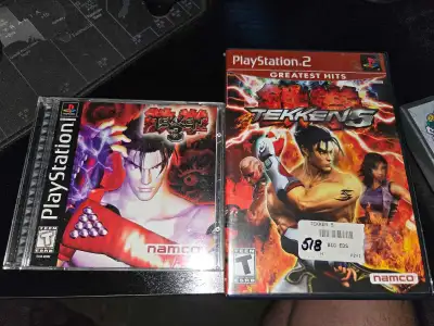 Tekken 3 + Tekken 5 ps1 and ps2 game, View more