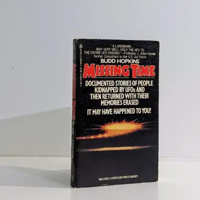 Budd Hopkins Missing Time Paperback Book, View more