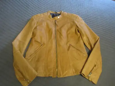 Ladies Leather Jacket, View more