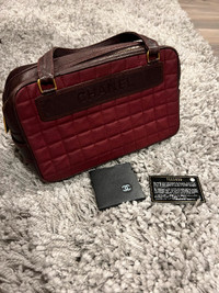 Chanel quilted satchel bag