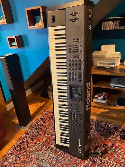 Roland A-90EX (A-90 + VE-RD1) 88-Key Weighted MIDI Controller –, View more