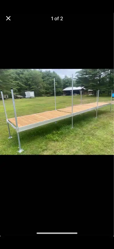 brand new aluminum dock , View more