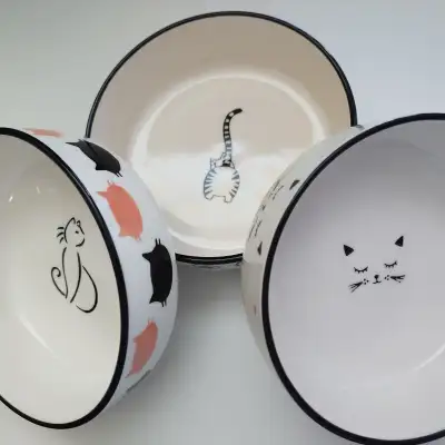 Cat Faces Signature porcelain Bowls 5 inch, View more