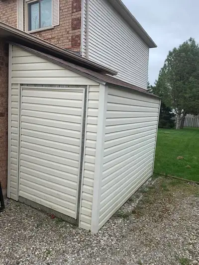 Motorcycle Storage Shed., View more