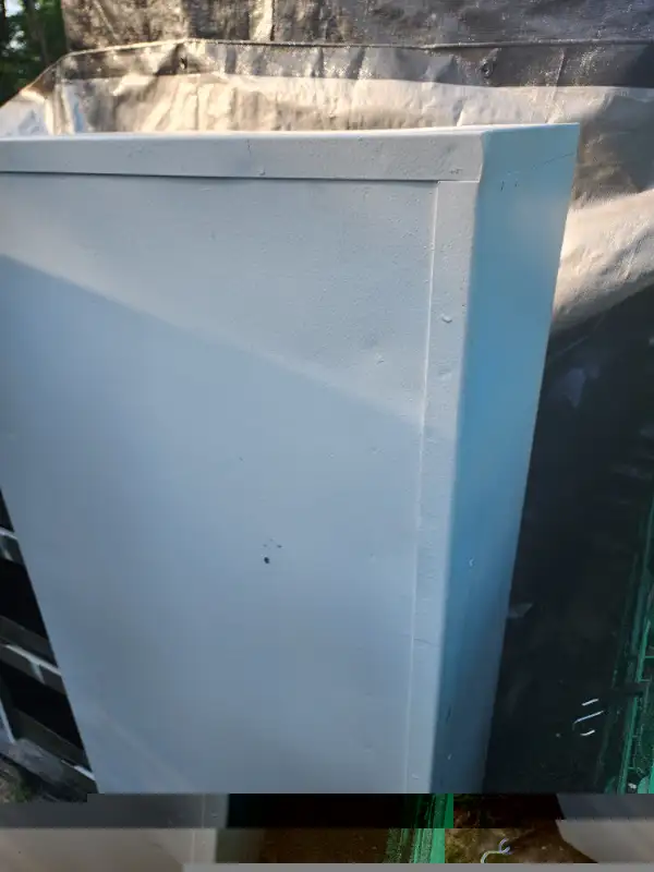 Heavy Duty Old Style 4 Drawer Fieling Cabinet White W Dividers in Bookcases & Shelving Units in Windsor Region - Image 4