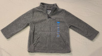 NEW! Toddler Boys Grey Fleece Pull-Over - Size 2T