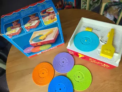 Record Player Music Box Toy Vintage, View more