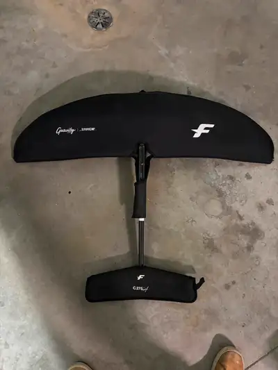 F-one gravity 2200 carbon wing foil, long fuse, 275 surf stab., View more