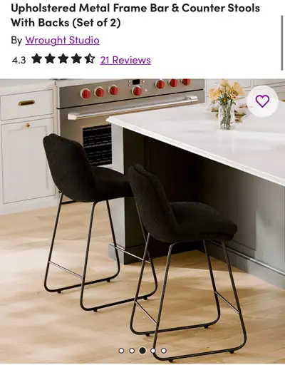 Bar & Counter Stools Set Of 2, View more