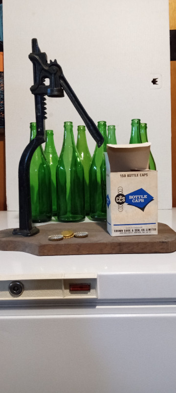 Vintage Bottle Capper & Bottles in Hobbies & Crafts in Hamilton