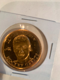 Gold plated SERGEI FEDOROV coin !