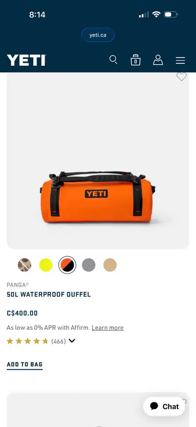 Brand New Yeti Duffle Bags ( 3 Available ), View more