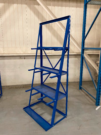 Vertical bar rack. Used pipe storage racks. New condition