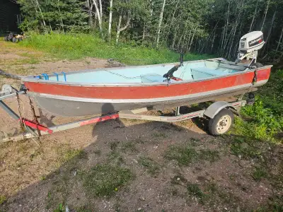 Selling my 14ft naden with trailer and 3 motors and 2 gas tanks. Bought a bigger boat so this doesn'...