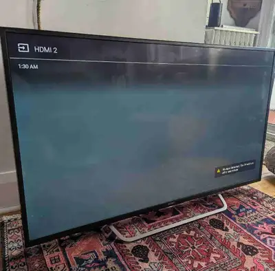 Sony 55 inch 4K TV w/ wall mount kit, View more