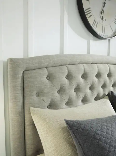 New Jerary King Size Upholstered Bedframe *Reg. $699* in Beds & Mattresses in Nanaimo - Image 3