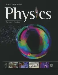 Physics Textbook by Holt McDougal, Serway, Faughn - Hardcover