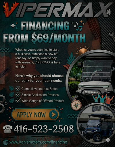Looking for financing for your next toy? Look no further! We offer financing from $69/month on the f...