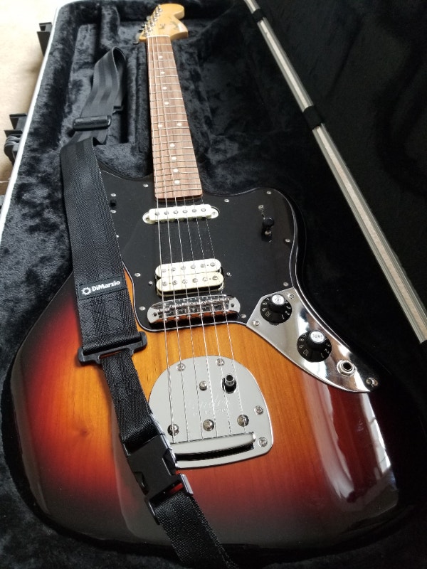 Fender Player Series Jaguar guitar including case + accessories