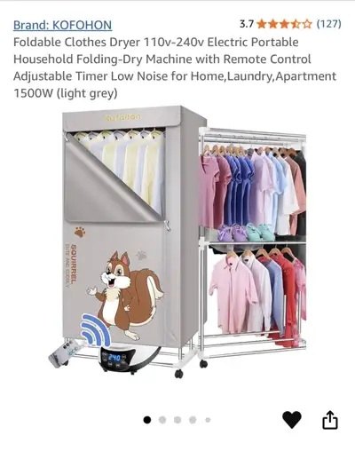 KOFOHON Clothes Dryer, View more