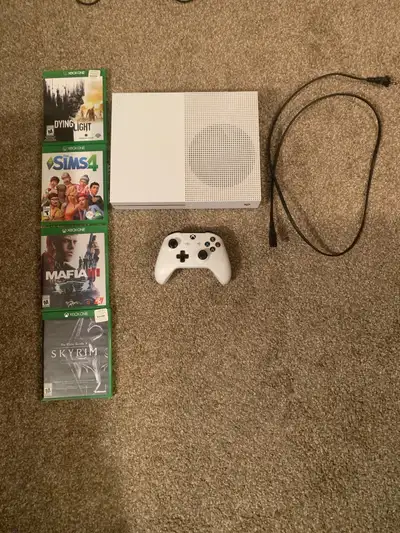 Xbox One S 500GB w/ Original Controller & Games, View more