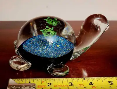 Glass Turtle Figurine, View more