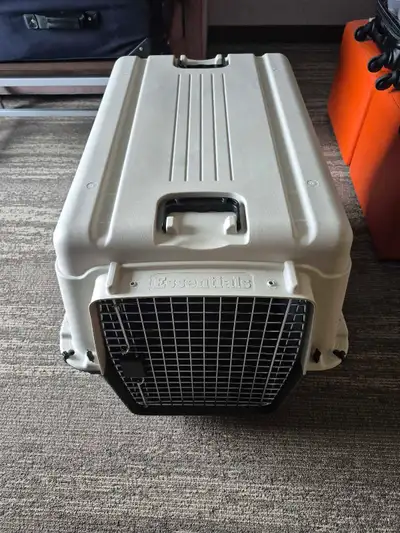 Brand new...just bought to go from Edmonton to Halifax and no longer need it. Bought at Pet Value in...