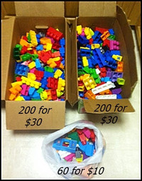 460 Large Size Lego / Mega Blocks $60