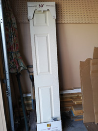 new bifold closet doors,  30" width