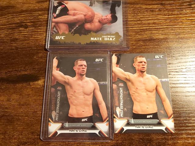 UFC Nate Diaz Topps Cards in Arts & Collectibles in Peterborough