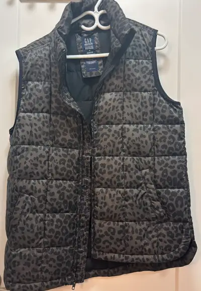 Gap Leopard Puffer Vest, View more