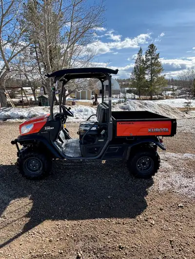 2015 Diesel Kubota RTV X 900 - Low hours - hydraulic dump box - new tires - snow plow included