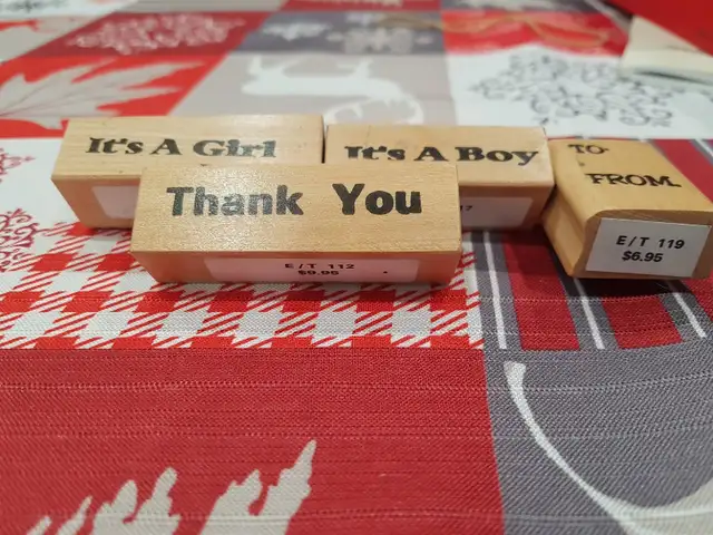 4 INK STAMPS