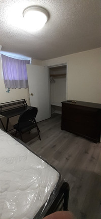 Private Furnished Basement Room For Female.All included Rent$600