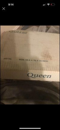 Queen size bed slats still in box