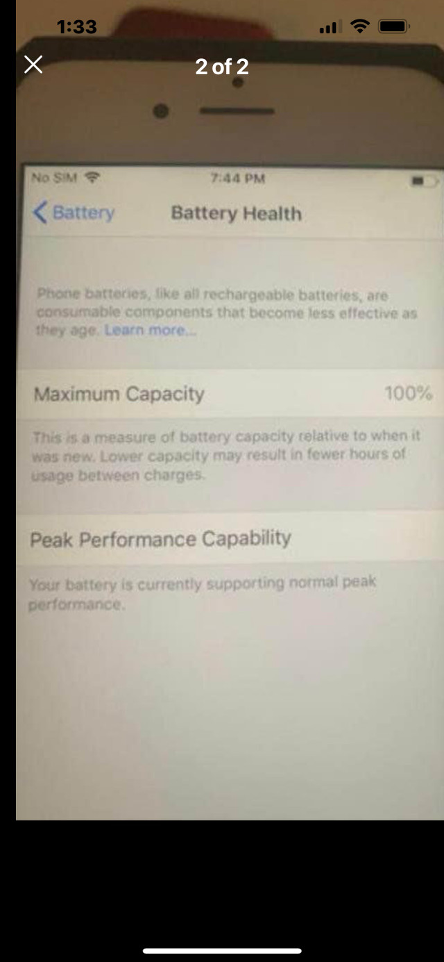 iPhone 6 good working and condition 100 % battery in Cell Phones in Windsor Region - Image 3