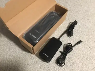 BOSCH POWERPACK 500 EBIKE BATTERY AND BOSCH CHARGER., View more