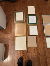 Picture frames (lot of 15), assorted sizes